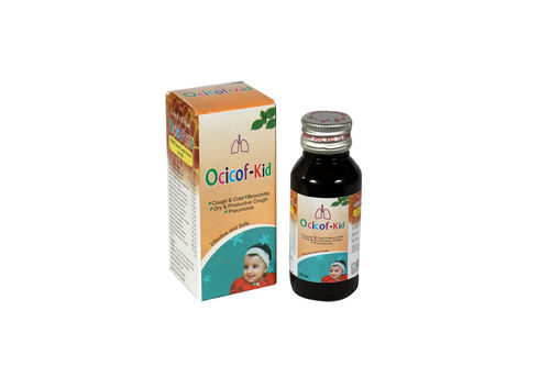 Honey Based Cough Syrup For Kids, Ocicof Kid Syrup