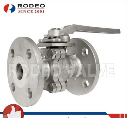 Two Piece Flanged Stainless Steel Ball Valve