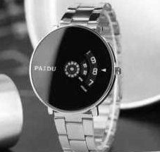 Black Designer Mens Wrist Watch