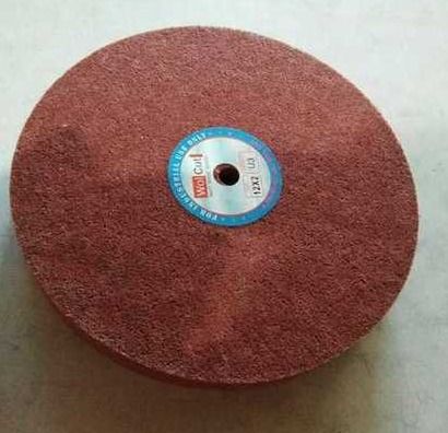 Non Woven Abrasive Wheel - Multi-Sized, Round, Brown | Machine Made, Industrial Application for Polishing, Finishing, Cleaning