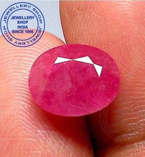 Shiny Looks Natural Ruby Gemstone