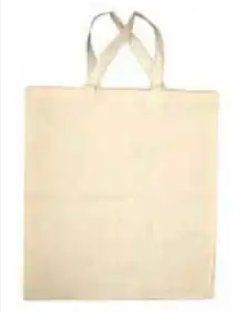 White Cotton Fabric Cloth Bag