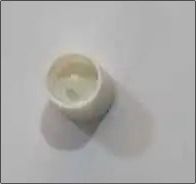 White Plastic Tube Pharma Cap