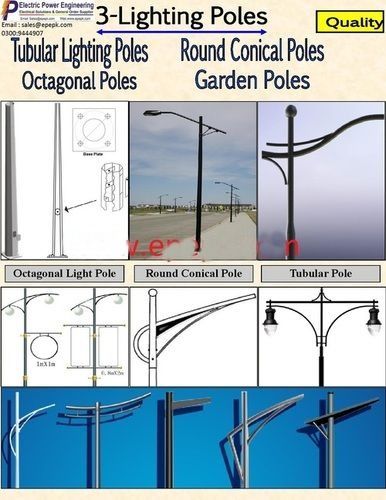 High Strength Street Light Poles Cable Length: 100  Meter (M)