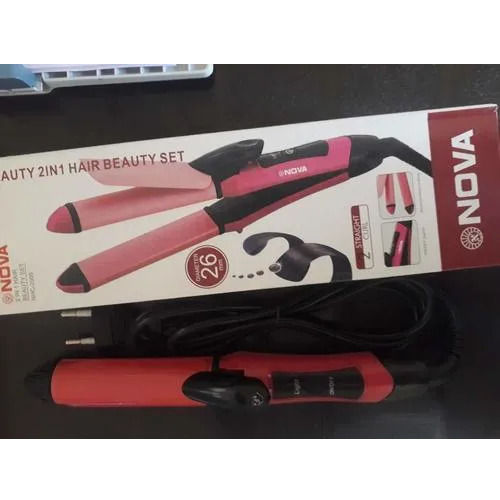 Nova Ceramic Hair Straightener And Curler - Application: Household