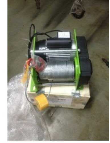 Electric Single Phase Wire Rope Winch