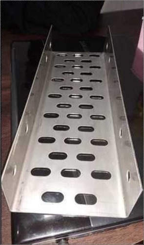 Perforated Cable Tray - Hot-Dip Galvanized Width 50Mm - 1200Mm | Corrosion Resistant Silver Finish New Condition