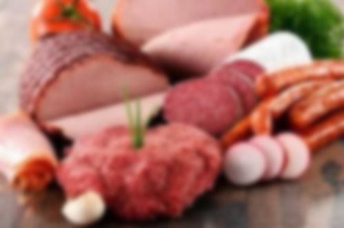 Red Healthy Eat Processed Meat