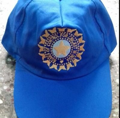 Blue Color Indian Cricket Cap