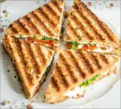 Fresh Cheese Grilled Sandwiches