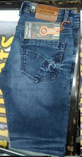 Plain Blue Men Jean