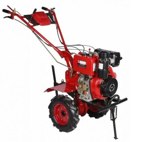 Bkr Power Tiller Diesel 10 Hp Lg0575 - Color: Red