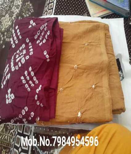 Cotton Bandhani Dress Material