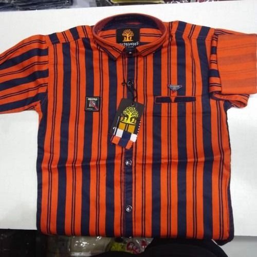 Kids Cotton Full Sleeves Shirts  Age Group: 5-10