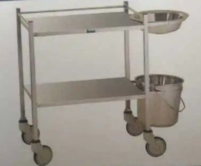 Corrosion Proof Dressing Trolley For Hospital Size: Custom