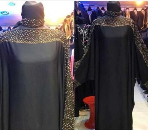 New Golden Design Black Abaya