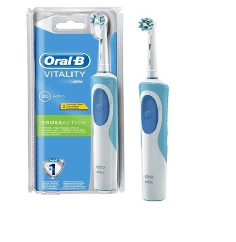 Deep Cleansing Round Brush Head Oral- B Vitality Cross Action Age Group: Children