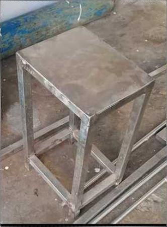 Grey Corrosion Proof Stainless Steel Stool