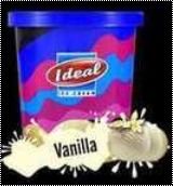 White Vanilla Flavour Ice Cream 