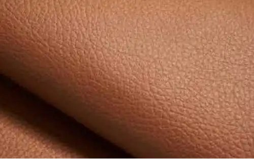 भूरे रंग का तैयार बकरी और भेड़ का चमड़ा