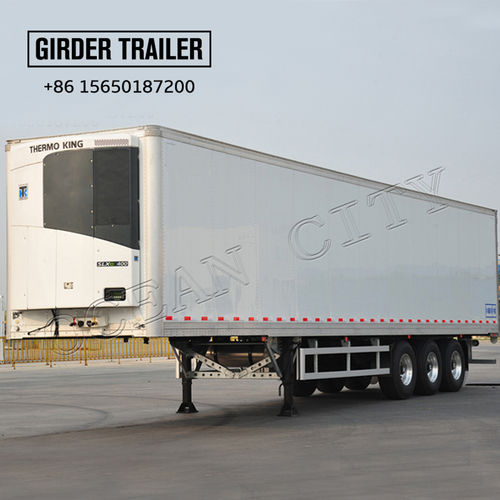 3 Axles Cargo Refrigerator Semi Trailer Length: (12500-13590)*2500*4000 (Mm) Millimeter (Mm)