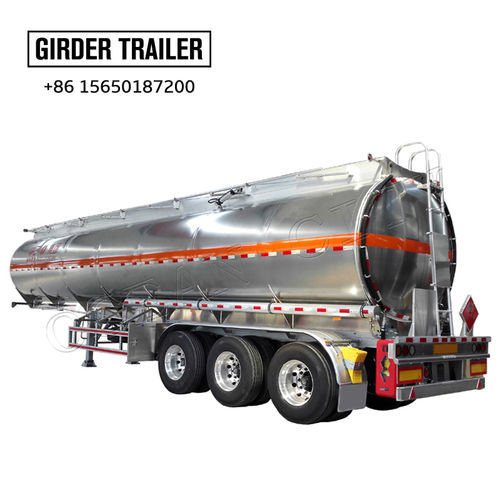 Aluminum/Alloy 3 Axles Tanker Aluminium Semi Trailer