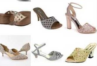 fancy heel sandal