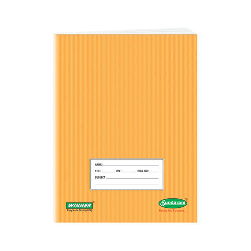 172 Pages A5 School Notebook Centre Pinning