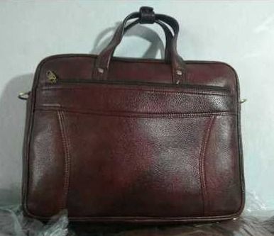 Dark Brown Pure Leather Executive Bag