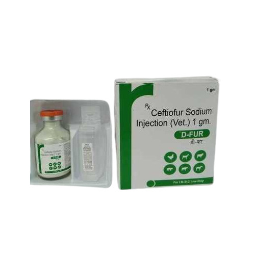 Ceftiofur Sodium Injection (Vet.) 1 Gm - Ingredients: Chemicals