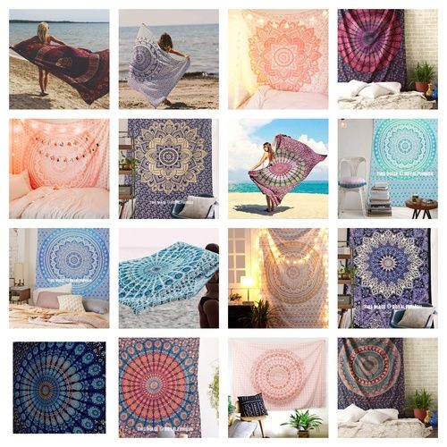 Printed Beautiful Mandala Tapestry