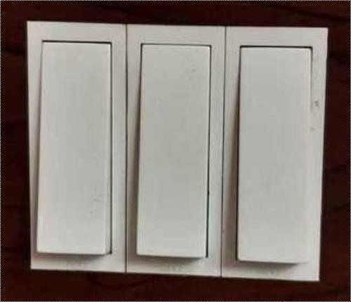 White Color Modular Switches