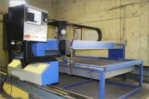 CNC Plasma Cutting Machine - Electric Drive, New Condition | Automatic Grade, Powder Coated Finish, Blue Color