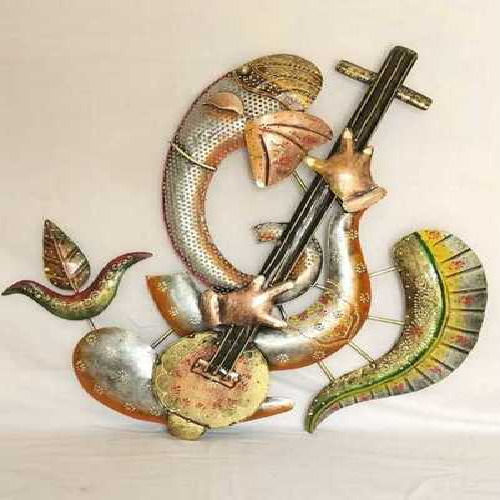 Guitarist Ganesha Wall Decoration - Color: Various