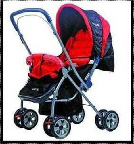 Red And Blue Baby Travel Comfortable Trolley