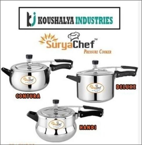 Pure Aluminium Pressure Cooker Body Thickness: 3.25 Millimeter (Mm)