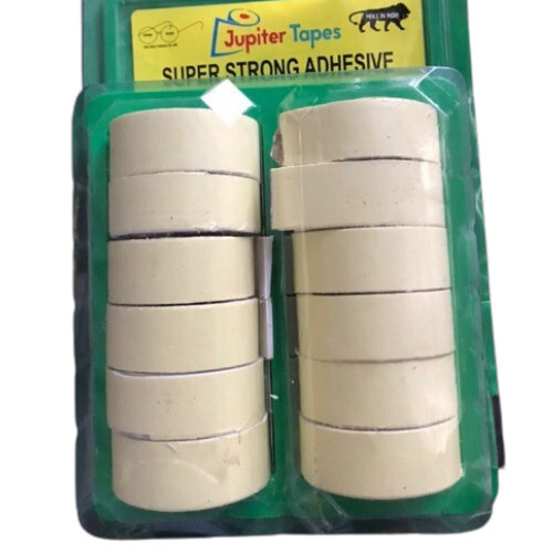 Round Shape Adhesives Tapes - Color: Cream