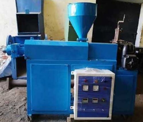 Blue Semi Automatic Industrial Pvc Pipe Extruder