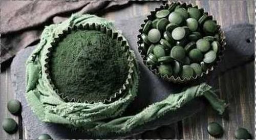 Green Color Organic Spirulina