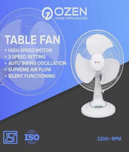 White Colored Table fan 400mm