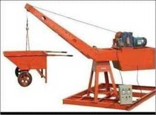 Orange Monkey Hoist Lift Machine