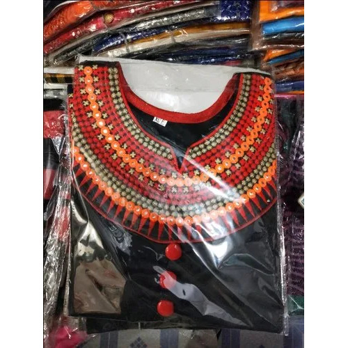Ladies Suit - Premium Quality, Customized Size | Multicolor Printed, Elegant Look, Anti-Wrinkle, Breathable, Skin Friendly, 3/4 Sleeve
