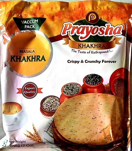 Crispy Methi Masala Khakhra Ingredients: Wheat Flour