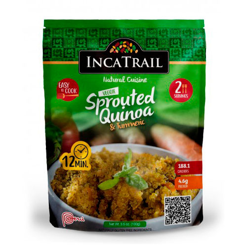 Natural Cuisine Sprouted Quinoa And Turmeric