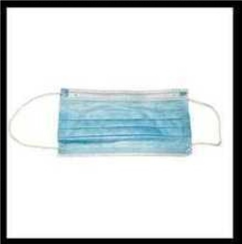 Blue Three Ply Surgical Disposable Face Mask