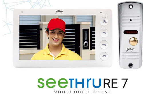 Godrej Seethru Re7 Nr Video Door Phone - Color: Colour