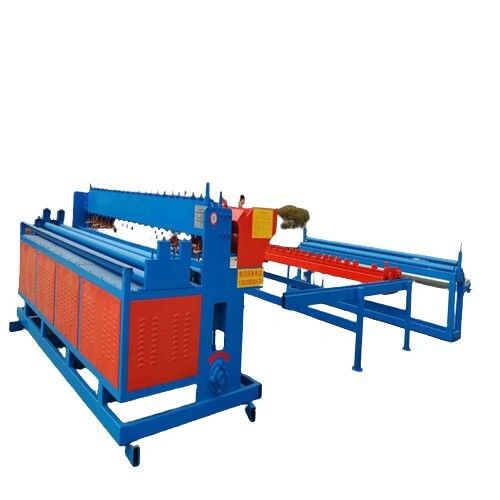 Blue Automatic Net Winding Machine With Welding Mesh Length Of 40 Meter