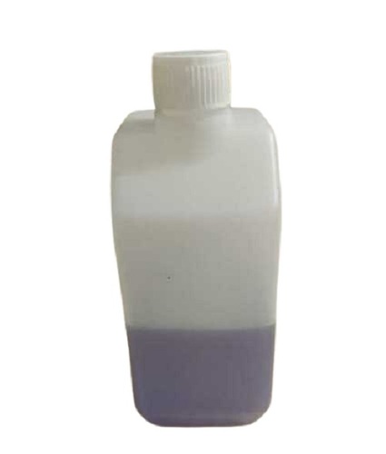 Plastic Hand Sanitizer Bottle - HDPE, 500ml, White | Machine Made, Includes Dropper And Cap, Ideal For Industrial Use