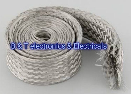 Silver Stainless Steel Braided Wire