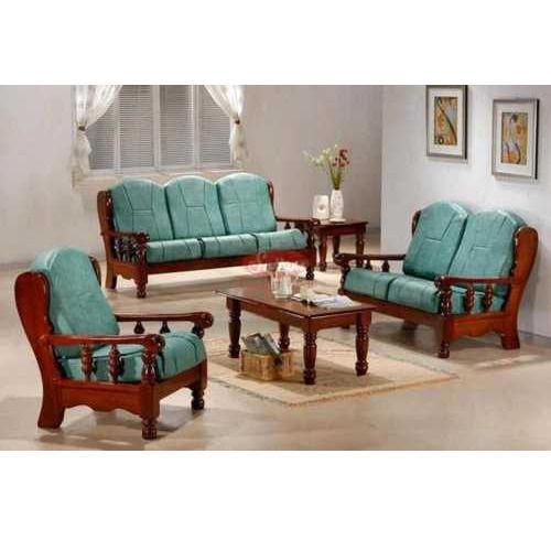 Teak Wood Sofa Set - Artwork: Handmade